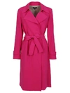Theory Trenchcoat Mit Gürtel In Magenta