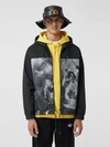 BURBERRY Rave Print Nylon Hooded Jacket