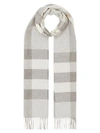 BURBERRY Check Cashmere Scarf