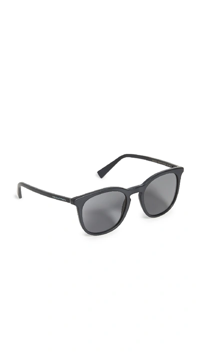Dolce & Gabbana Sunglasses In Matte Black/polar Grey