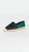 Tory Burch Ines Fil Coupe Espadrilles In Perfect Navy/malachite