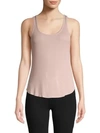 Splendid Ribbed Tank Top In Rose