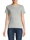 VINCE Striped Cotton Tee,0400011399861