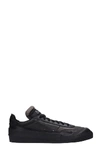 NIKE DROPE TYPE LX SNEAKERS IN BLACK LEATHER,11187598