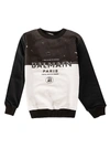 BALMAIN COLORBLOCK LOGO SWEATSHIRT,6M4510MA010(8/10A) 100NE