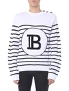 BALMAIN CREW NECK SWEATER,11187385