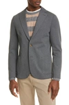 ELEVENTY SLIM FIT JERSEY SPORT COAT,979JA3001JAC23021