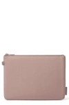 Dagne Dover Scout Large Zip Top Pouch In Dune