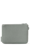 Dagne Dover Small Parker Mesh Pouch In Sage
