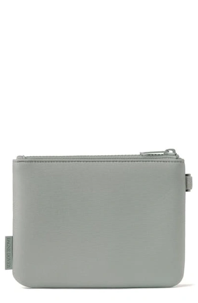 Dagne Dover Scout Small Zip Top Pouch In Sage