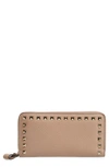 VALENTINO GARAVANI ROCKSTUD CONTINENTAL LEATHER WALLET,UW2P0645VSH