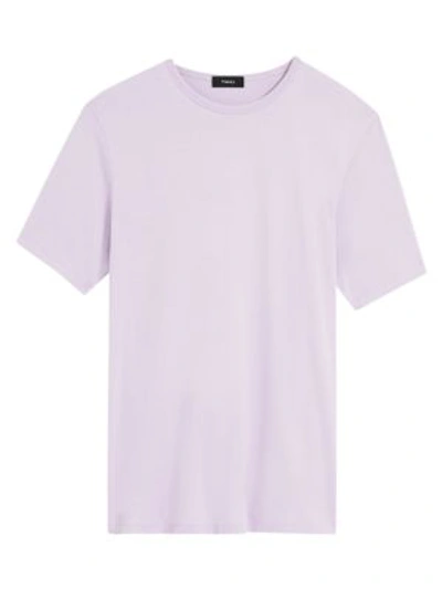 Theory Men's Precise Luxe Cotton T-shirt In Vervain