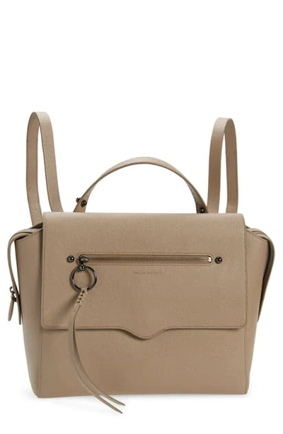 Rebecca Minkoff Gabby Messenger Backpack In Sandrift