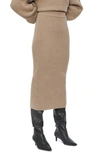 ANINE BING REESE CASHMERE BLEND SWEATER SKIRT,A-04-4020-130