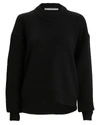 ALEXANDER WANG Zipper-Accented Wool Sweater,060050503623