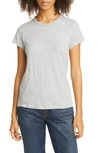 Rag & Bone Rag And Bone Grey The Tee T-shirt In Heather Grey