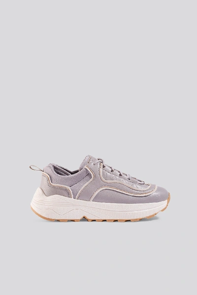 Na-kd Rounded Chunky Trainers - Purple In Lilac