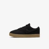Nike Babies' Sb Check Canvas Little Kids' Skate Shoes In Black