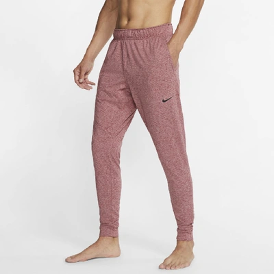 Nike Dri-fit Men's Yoga Pants In Team Red