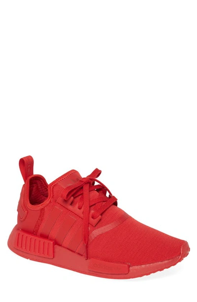 Adidas Originals Adidas Men's Nmd R1 Casual Sneakers From Finish Line In Scarlet/scarlet/scarlet