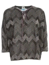 M MISSONI SWEATER L/S CREW NECK ZIG ZAG,11187664