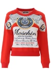 MOSCHINO MOSCHINO X BUDWEISER PRINTED SWEATER