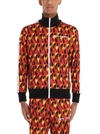 PALM ANGELS PALM ANGELS FLAMES LOGO PRINTED TRACK JACKET