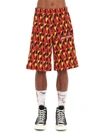 PALM ANGELS PALM ANGELS FLAMES PRINTED TRACK SHORTS