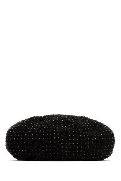 Saint Laurent Studded Embellished Hat In Black