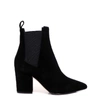 SERGIO ROSSI SERGIO ROSSI POINTED TOE BLOCK HEEL ANKLE BOOTS