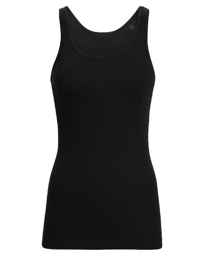 Atm Anthony Thomas Melillo Sweetheart Stretch-modal Jersey Tank In Black