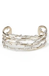 ALEXIS BITTAR PAVE SPIKE SMALL CUFF,AB94B028