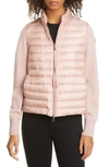 MONCLER QUILTED DOWN & WOOL SHORT JACKET,F10939B50400A9001