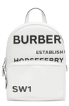 BURBERRY HORSEFERRY PRINT COATED CANVAS BACKPACK,8023039