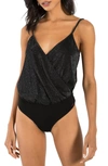 N:PHILANTHROPY VEGAS SPARKLE PONTE BODYSUIT,01160VPP00