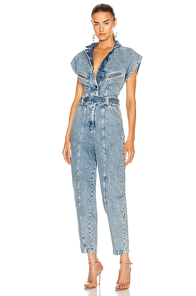 Retroféte Alex Jumpsuit. - In Denim