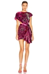 ALICE MCCALL Electric Orchid Mini Knot Dress