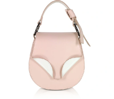 Giaquinto Handbags Leather Daphne Mini Shoulder Bag In Pêche Pâle