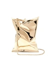 ANYA HINDMARCH 'CRISP' METALLIC PACKET CLUTCH