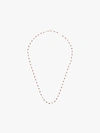 Gigi Clozeau 18k Rose Gold Red Beaded Necklace In 41 Burgundy