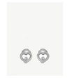 CHOPARD HAPPY DIAMONDS ICONS 18CT WHITE-GOLD AND DIAMOND EARRINGS,542-10149-83A0541001