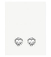CHOPARD HAPPY DIAMONDS ICONS 18CT WHITE-GOLD AND DIAMOND EARRINGS,542-10149-83A6111001