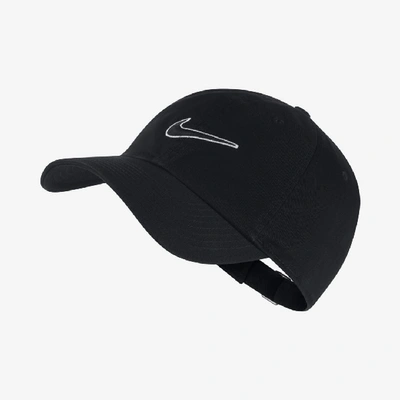 Nike Sportswear Heritage 86 Adjustable Cap In Black