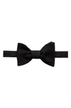 Eton Textured Silk Pre-tied Bow Tie In Black