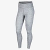 NIKE ONE LUXE WOMEN'S HEATHERED MID-RISE LEGGINGS