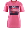 Rabanne Short Sleeve Las Vegas T-shirt In Pink