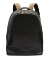 PAUL SMITH ARTIST STRIPE GRAINED-LEATHER BACKPACK,000637121