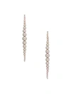 KATE SPADE Graduated Faux-Pearl Linear Earrings