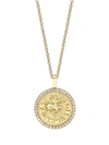 Anita Ko Women's 18k Yellow Gold & Diamond Sagittarius Coin Pendant Necklace In Not Applicable