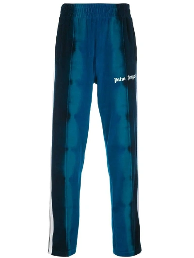 Palm Angels Tie-dye Effect Track Pants In Black